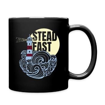 Ferme - Mug uni - noir - Droite