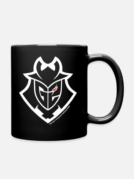 G2 Esports Logo Weiß - Tasse einfarbig - Schwarz