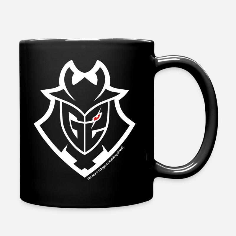G2 Esports Logo Weiß - Tasse einfarbig - Schwarz