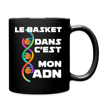 Basket idée cadeau drôle citation basketteur - Mug uni - noir - Droite