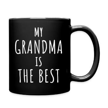 grand-mère c'est la meilleure / humour enfant - Mug uni - noir - Droite