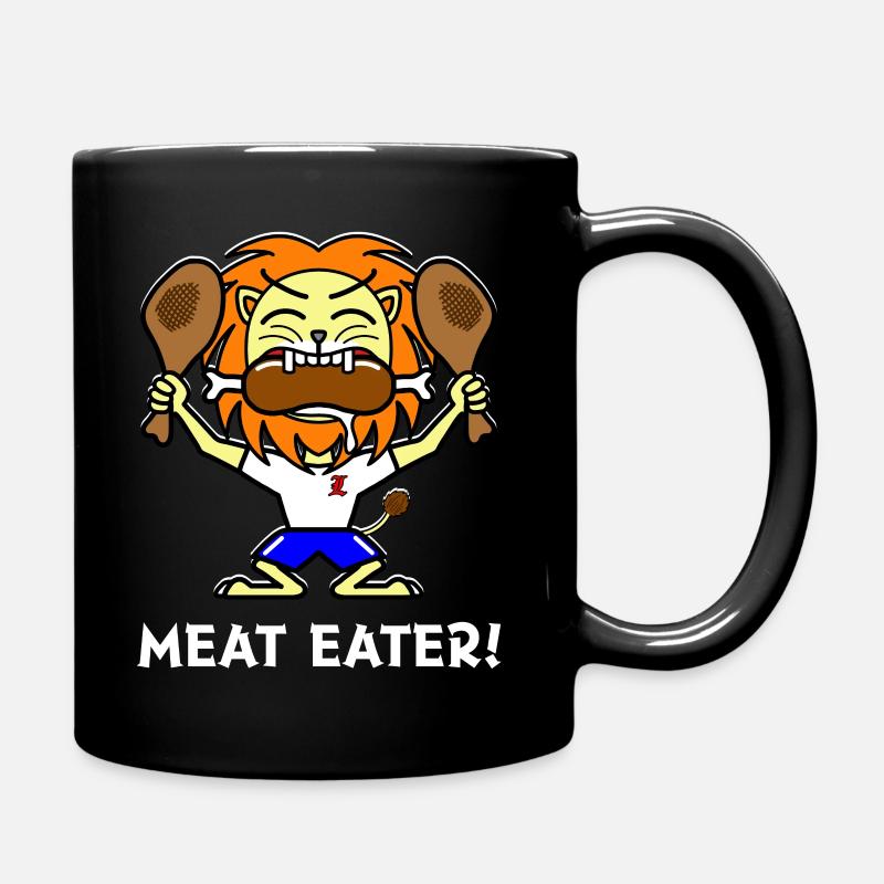 Mangeur de viande ! - Mug uni - noir