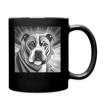 Blueline2 - Tasse einfarbig - Schwarz - Rechts