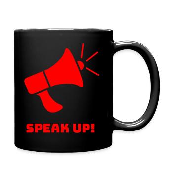 Speak Your Mind - Full Colour Mug - black - Right