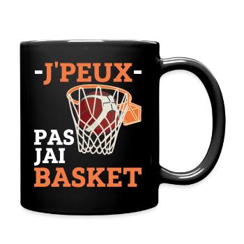 Drôle Cadeau Basketball L'Amour Du Basket-Ball - Mug uni - noir - Droite