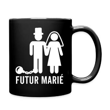 EVG Enterrement de vie de garçon cadeau humour - Mug uni - noir - Droite