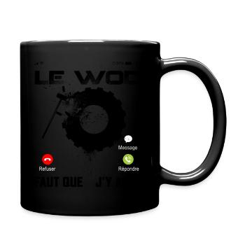 Sport Training Cadeau Muculation WOD - Mug uni - noir - Droite