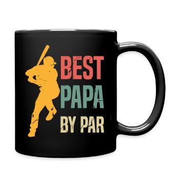 best papa by par - Full Colour Mug - black - Right