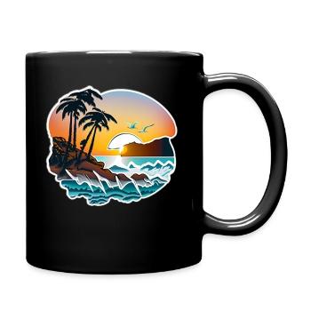 california 24 - Tasse einfarbig - Schwarz - Rechts