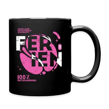 Ferien - Schuljahr erfolgreich geschafft - 2023 - Tasse einfarbig - Schwarz - Rechts