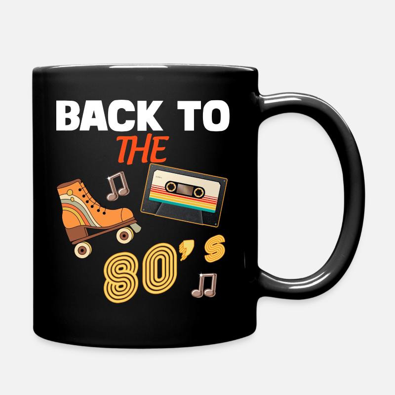 back to the 80's vintage - Mug uni - noir