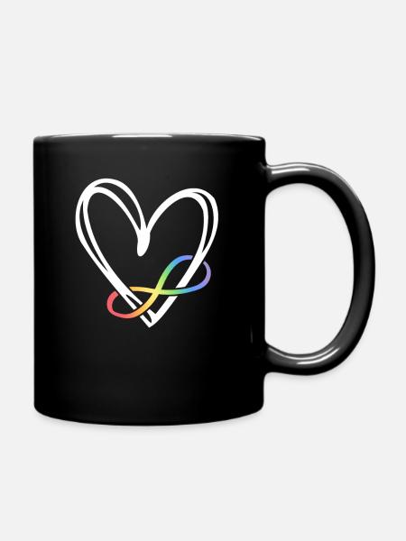 Chemises Autisme Femmes Infinity Symbol Autisme - Mug uni - noir