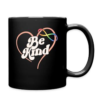 Chemise autisme Be Kind Mom Neurodiversity Infinity - Mug uni - noir - Droite