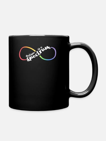 Chemises Autisme Femmes Maman Infinity Symbol L’autisme est - Mug uni - noir