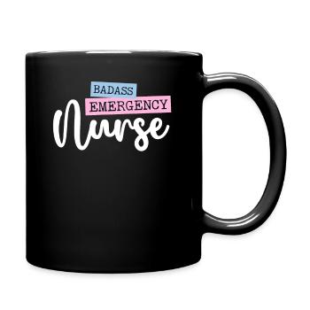 Badass Infirmière d’urgence Trauma Queen ER Emergency - Mug uni - noir - Droite