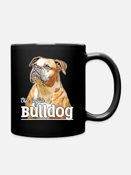 Olde English Bulldog - Tasse einfarbig - Schwarz