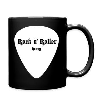 Plectre Grand Blanc - Mug uni - noir - Droite
