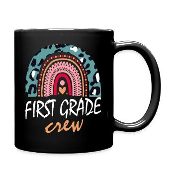 First Grade Crew Gift - Full Colour Mug - black - Right