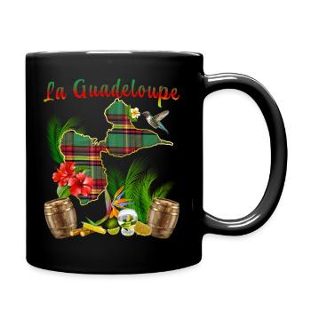 Guadeloupe Madras Tropicale Vacances - Mug uni - noir - Droite