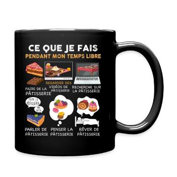Patisserie Pour Meilleur Ami Homme Ou Femme - Mug uni - noir - Droite