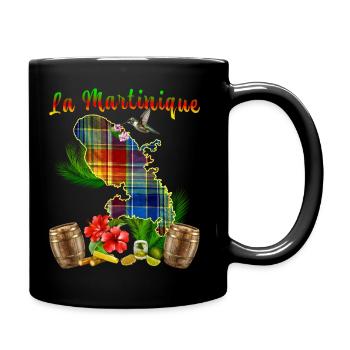 Martinique Madras tropicale Rhum Ti Punch - Mug uni - noir - Droite