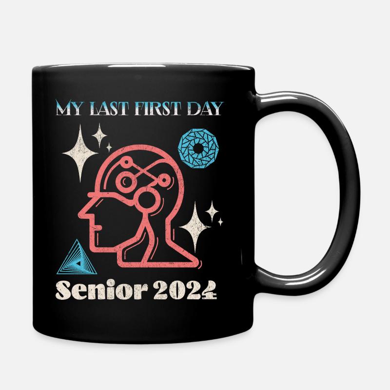 Mein letzter erster Tag - Tasse einfarbig - Schwarz