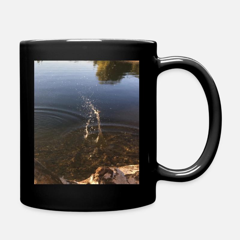 Lac, Gouttes, Nature - Mug uni - noir
