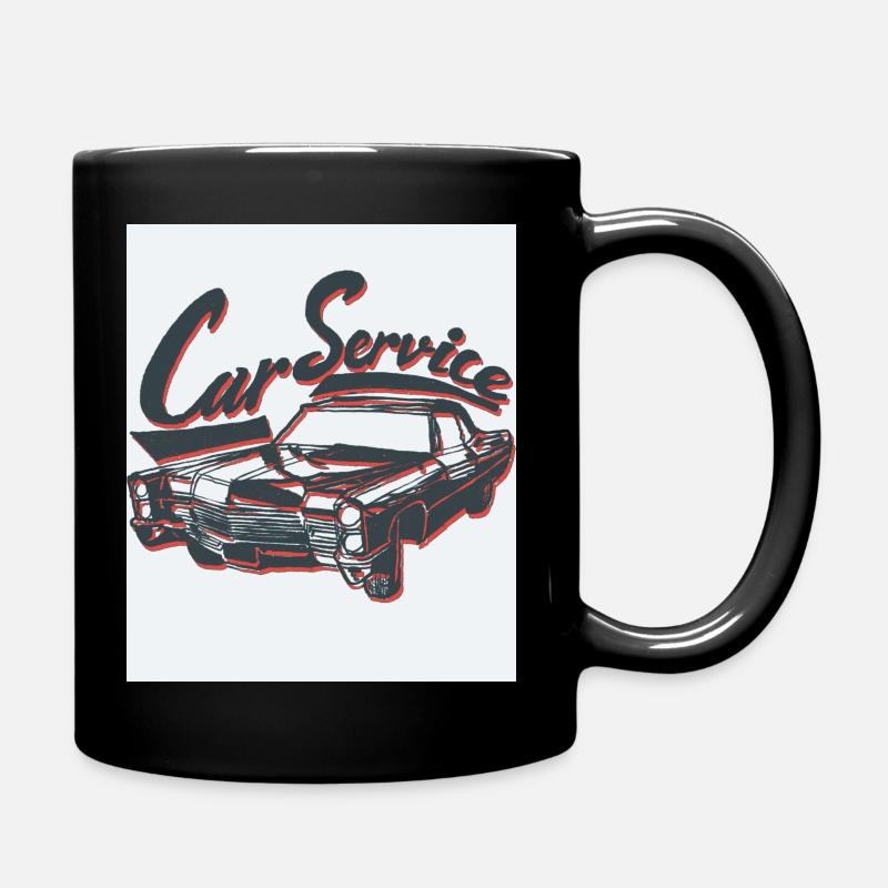 Retro Car - Tasse einfarbig - Schwarz