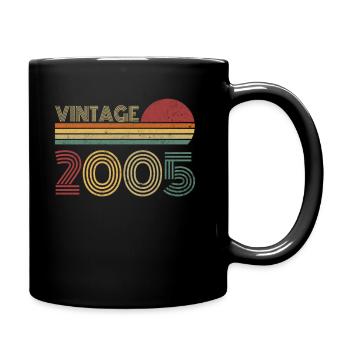 Millésime 2005 - Mug uni - noir - Droite