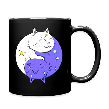 YING YANG CHAT - Tasse einfarbig - Schwarz - Rechts