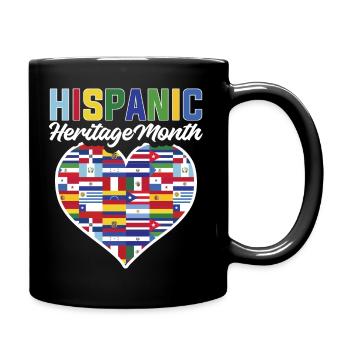 Mois du patrimoine hispanique - Mug uni - noir - Droite