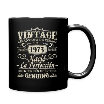 1973 Vintage 50 Years Birthday - Full Colour Mug - black - Right