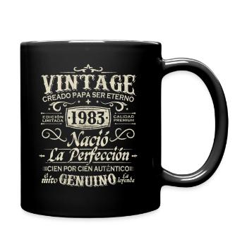 1983 Vintage 40 Years Birthday - Full Colour Mug - black - Right