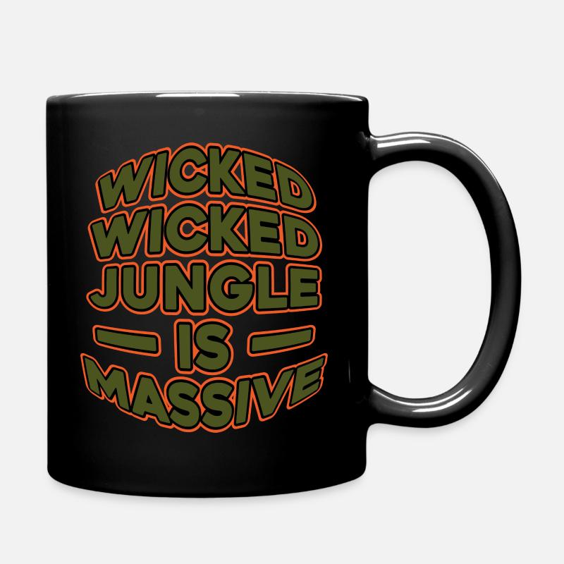 Wicked Wicked Jungle ist riesig - Tasse einfarbig - Schwarz