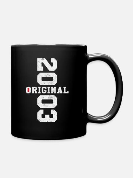 Original 2003 Rétro Cadeau d Anniversaire 20 ans - Mug uni - noir