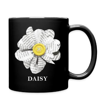 Daisy Flower - Full Colour Mug - black - Right