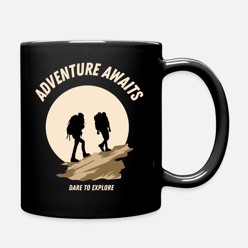L’aventure vous attend. Osez explorer. - Mug uni - noir