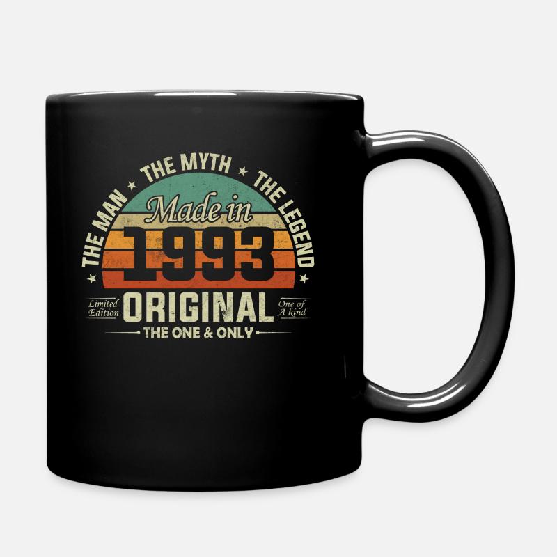 Original 1993 Vintage Cadeau Anniversaire Rétro - Mug uni - noir