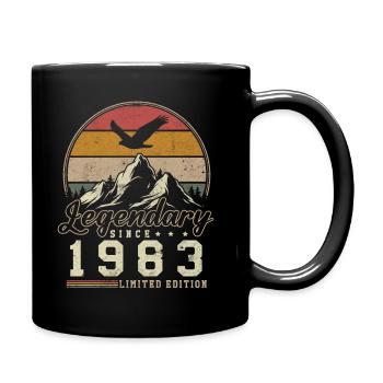 Légendaire Depuis 1983 Cadeau D'anniversaire - Mug uni - noir - Droite