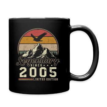 Légendaire Depuis 2005 Cadeau D'anniversaire - Mug uni - noir - Droite