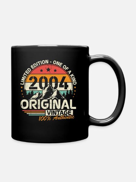 Original Vintage 2004 Rétro Cadeau Anniversaire - Mug uni - noir