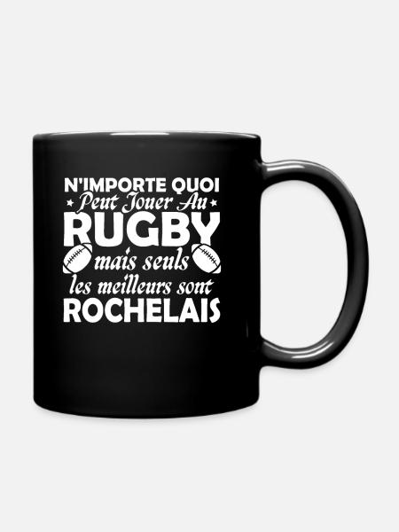 Rugby La Rochelle supporter rochelais club rugby - Mug uni - noir