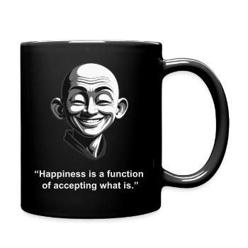 Accept What Is | Zen Quote - Full Colour Mug - black - Right
