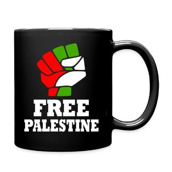 Free palestine - Full Colour Mug - black - Right