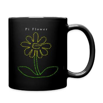 pi flower - Mug uni - noir - Droite