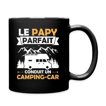Le papy parfait conduit un camping car - Mug uni - noir - Droite
