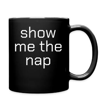 Show me the nap - Full Colour Mug - black - Right