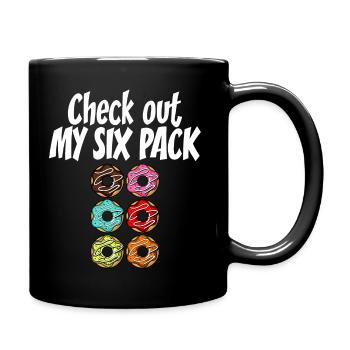 Funny Donut Vintage For Men Women Doughnut Lover - Mug uni - noir - Droite