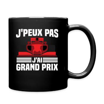 Je peux pas j ai grand prix - Mug uni - noir - Droite