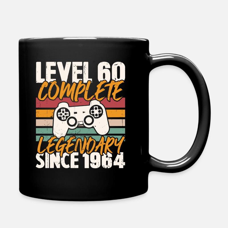 Niveau 60 Complete 1964, Cadeau D'anniversaire - Mug uni - noir